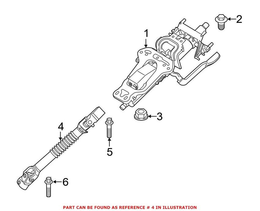 BMW Steering Shaft 32306865653